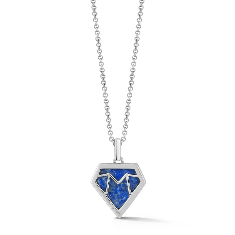 Lapis Pentagon Necklace