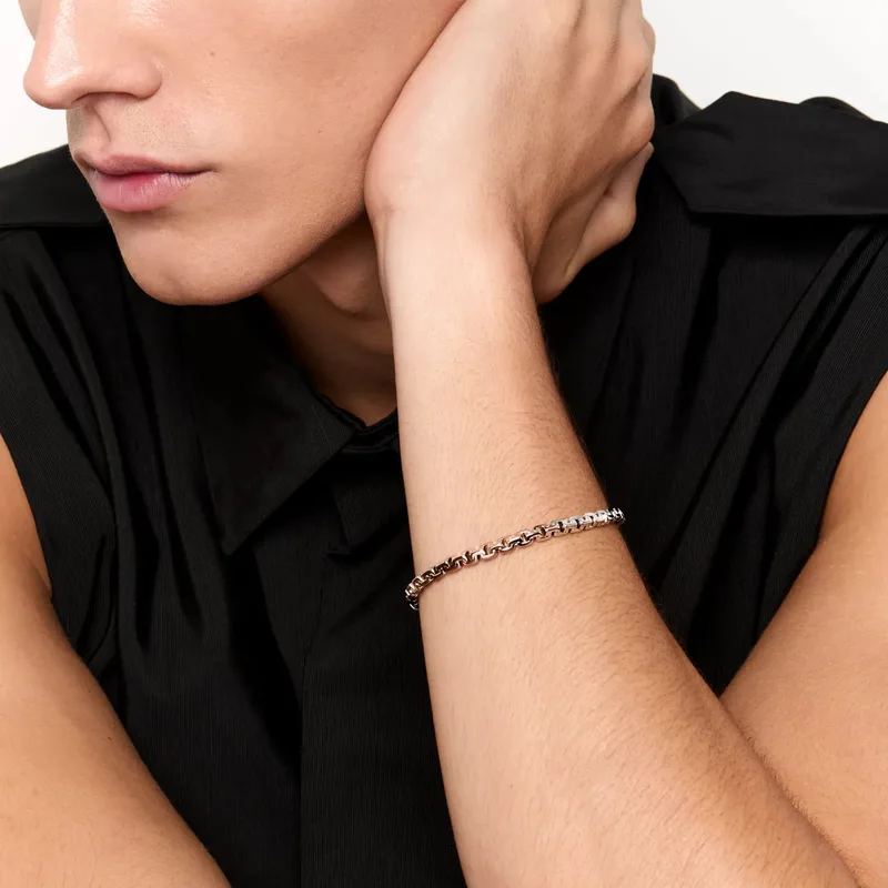 Square Link Chain Bracelet
