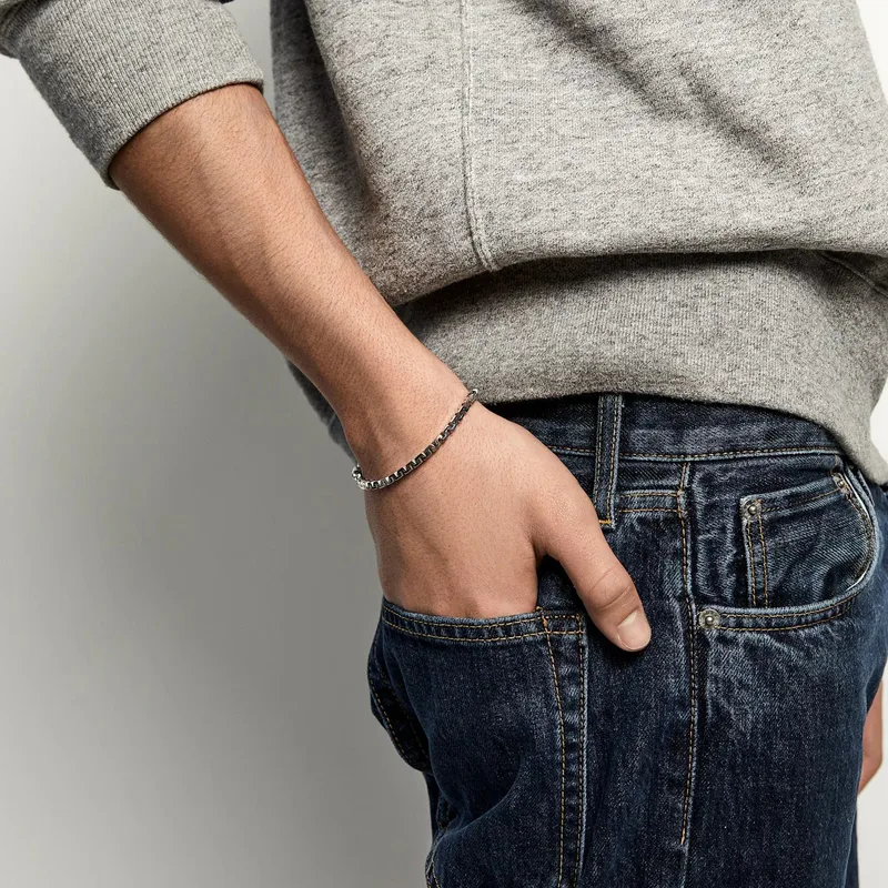 Square Link Chain Bracelet