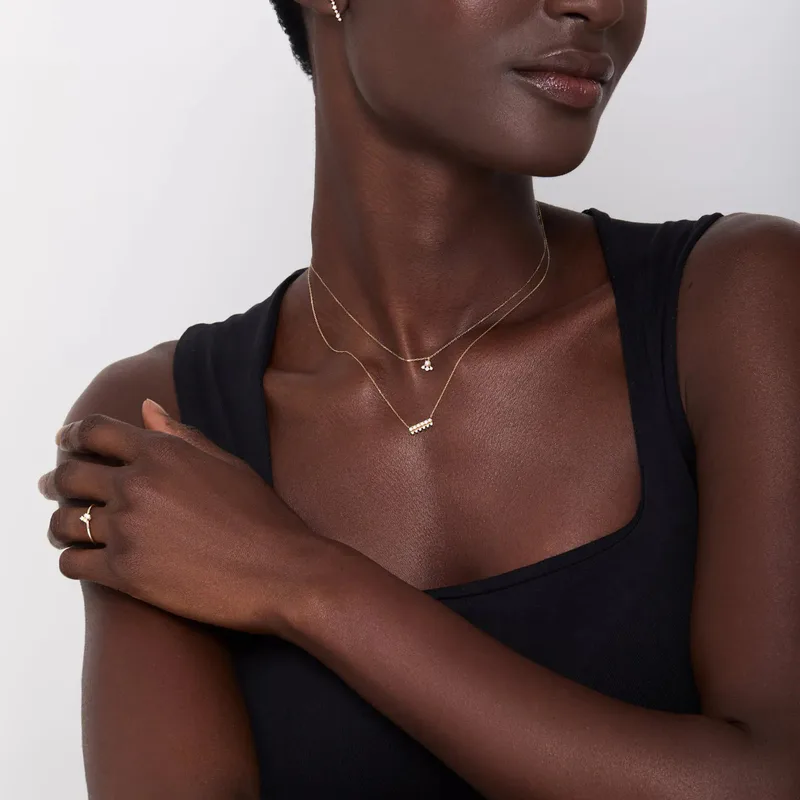14kt The Little Things Pearl and Diamond Crawlers