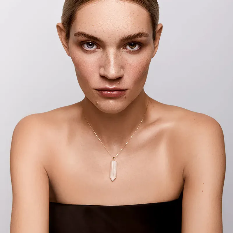 14kt Healing Crystal Necklace
