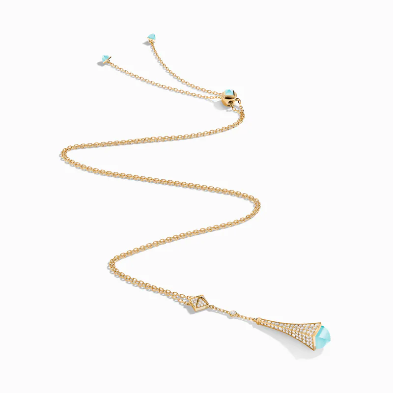 Cleo Diamond Teardrop Pendant