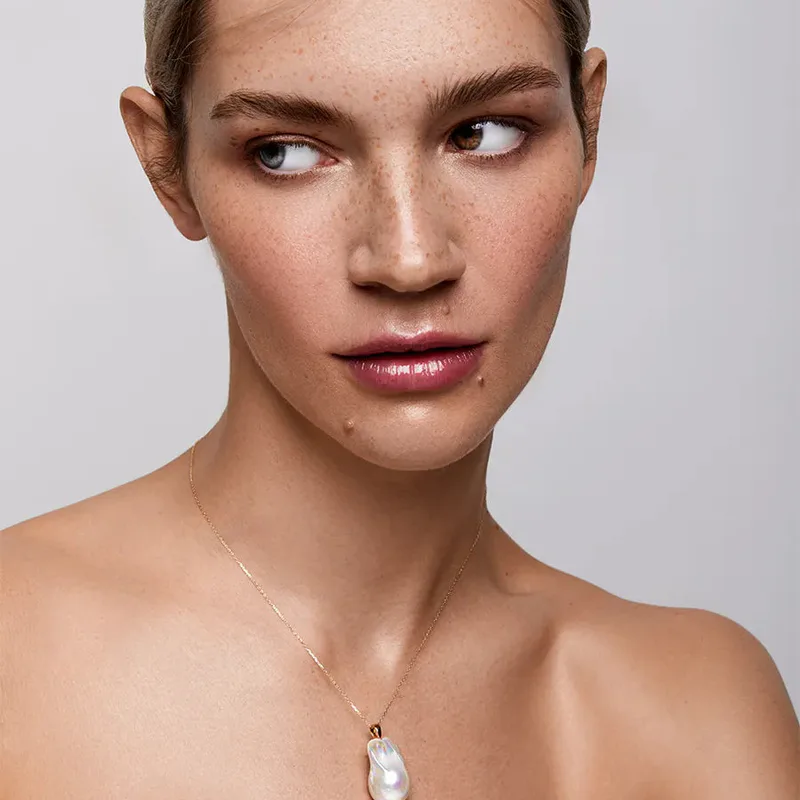 14kt Baroque Pearl Necklace