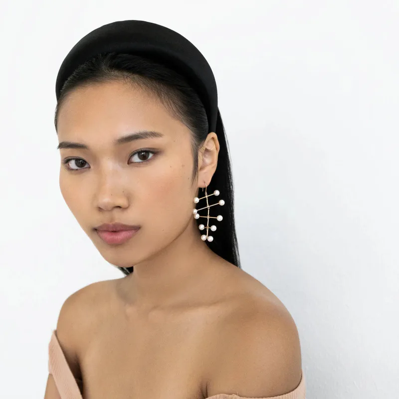 14kt Pearl Blizzard Mobile Earring
