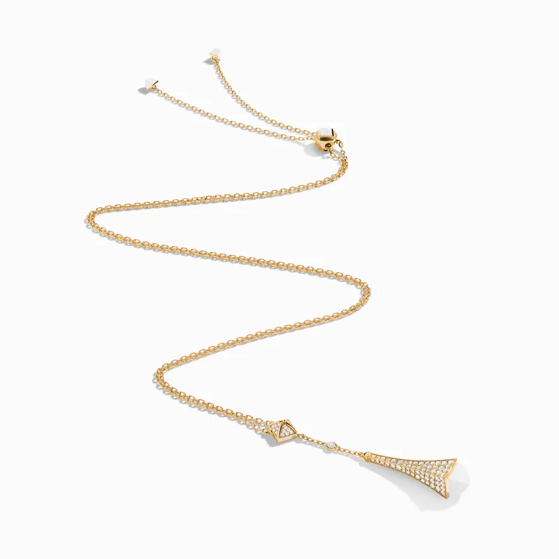 Cleo Diamond Teardrop Pendant