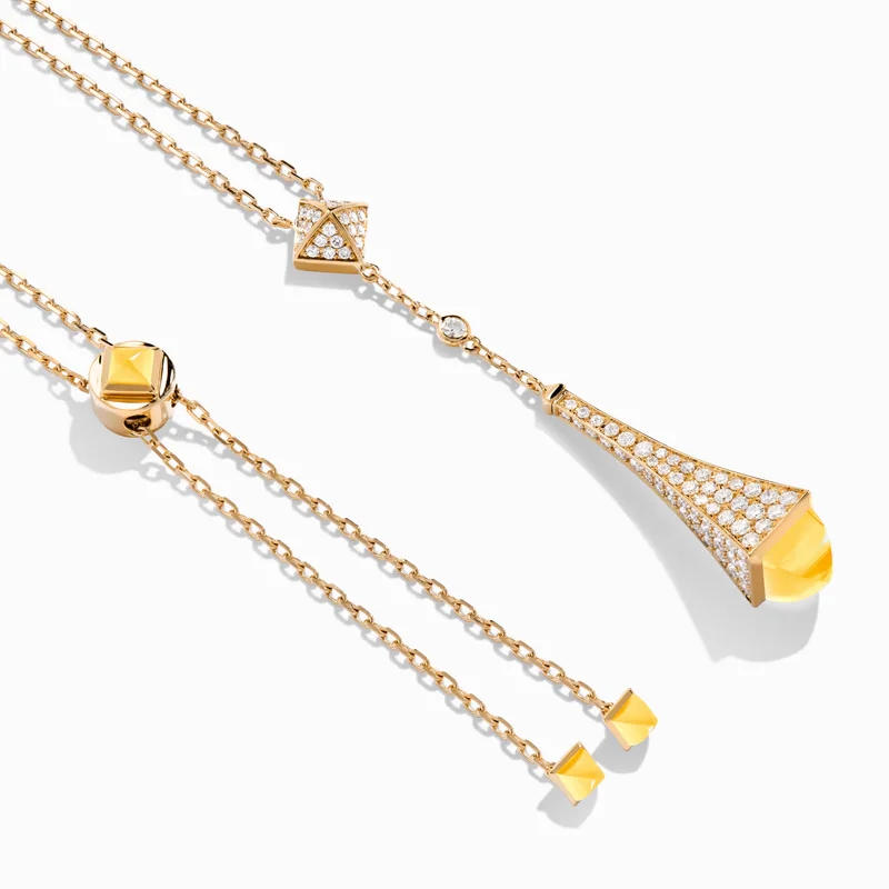 Cleo Diamond Teardrop Pendant