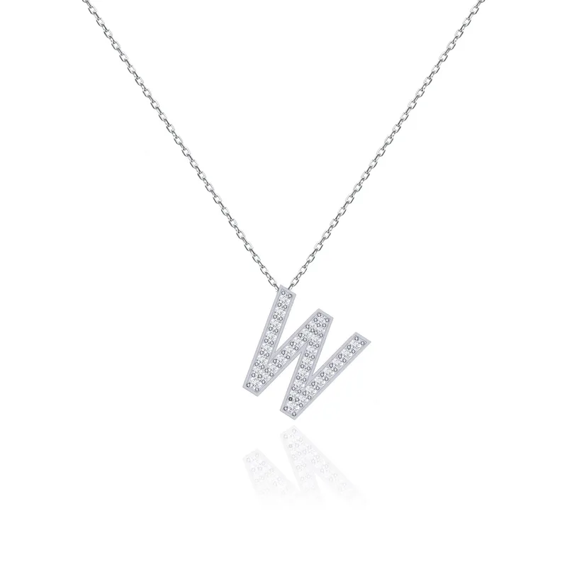 Initials Necklace - W