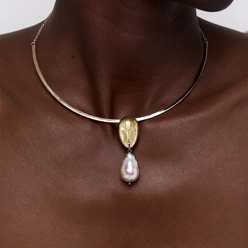 14kt Eve Baroque Pearl Necklace