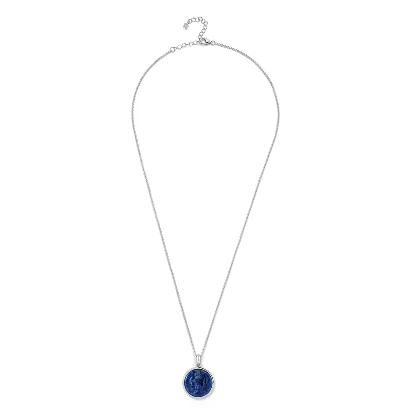 Stallion Carved Lapis Necklace