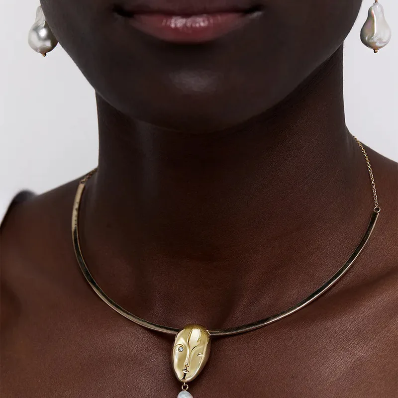 14kt Eve Baroque Pearl Necklace