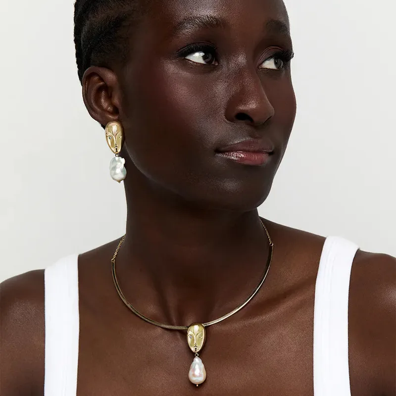 14kt Eve Baroque Pearl Necklace
