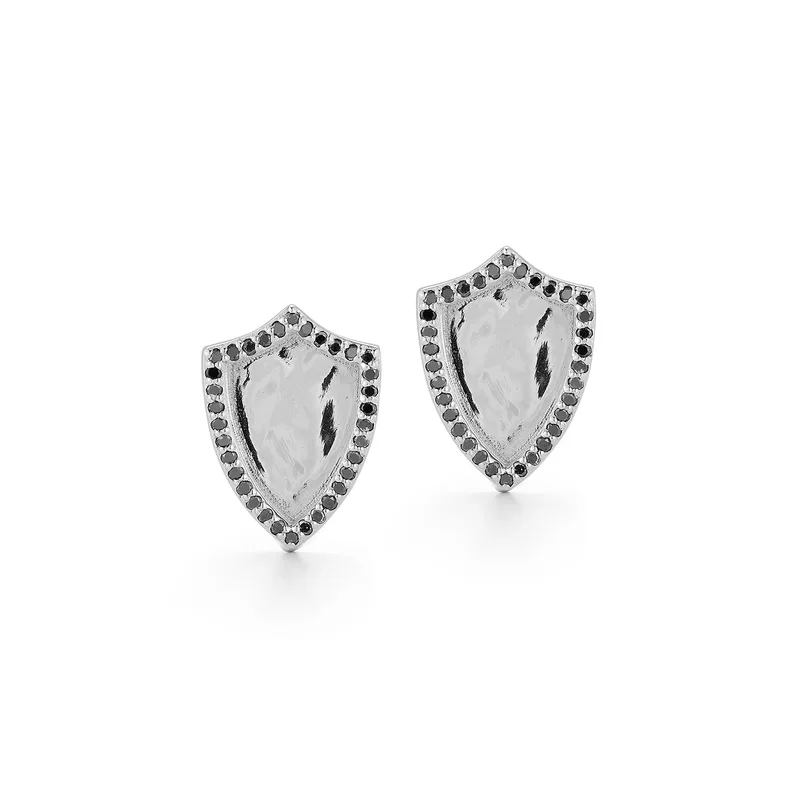 Black Diamond Shield Cufflinks