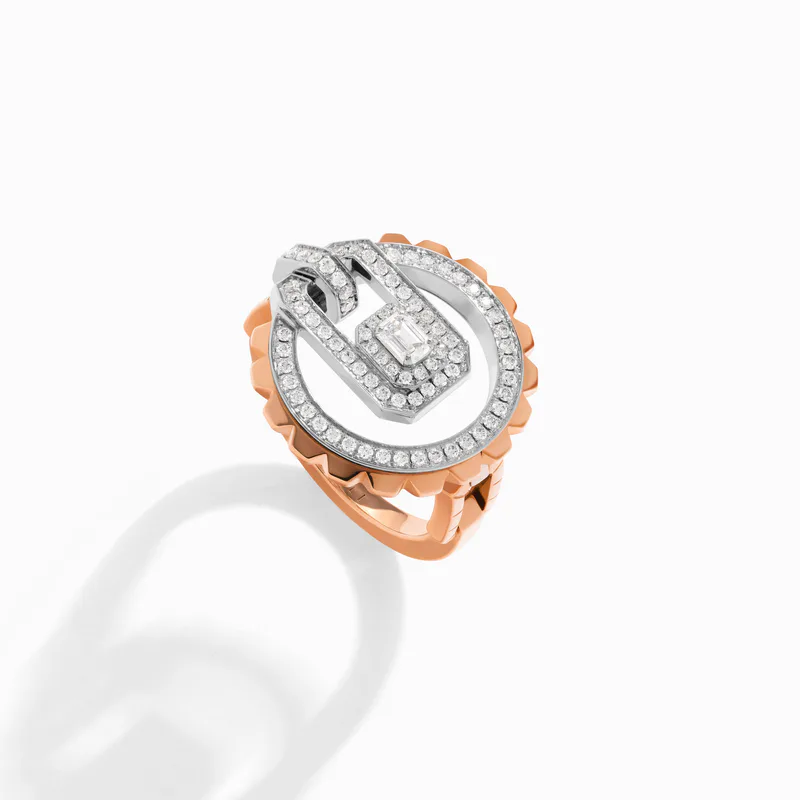 Empire Two-Tone Diamond Ring