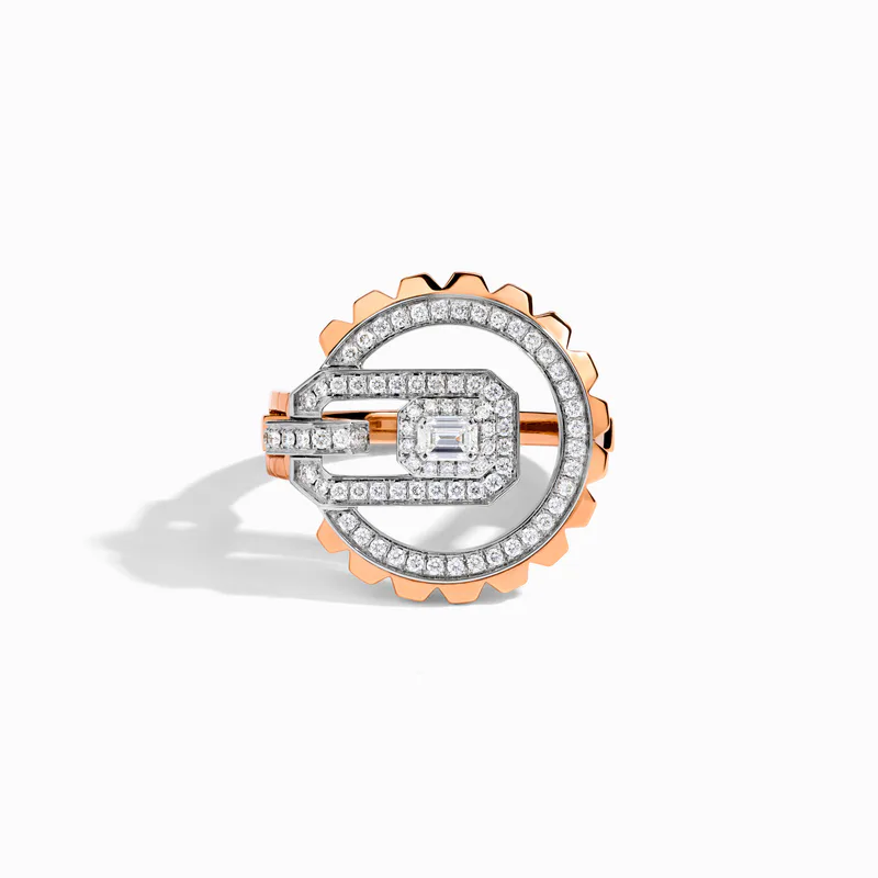 Empire Two-Tone Diamond Ring