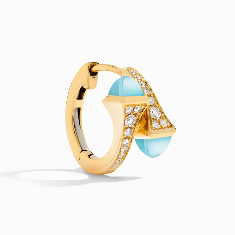 Cleo Diamond Huggie Earrings