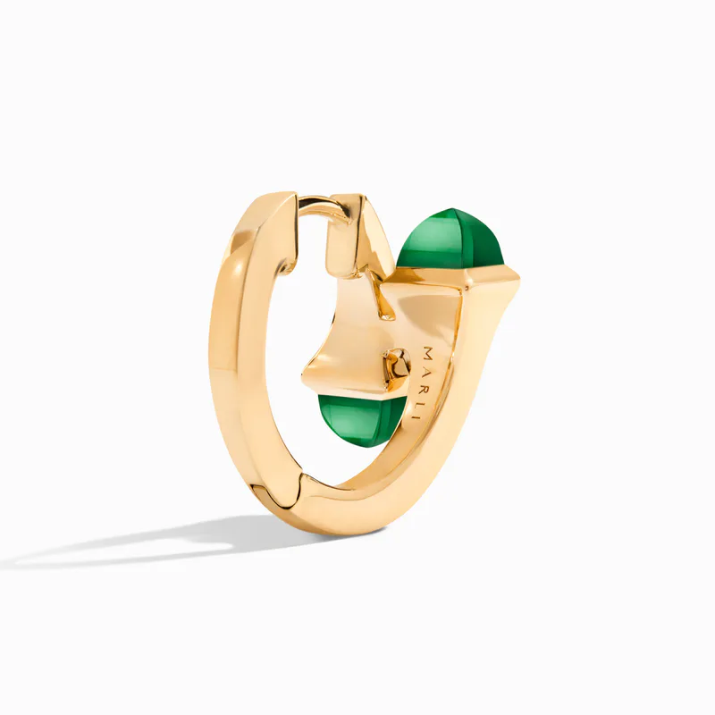 Cleo Diamond Huggie Earrings