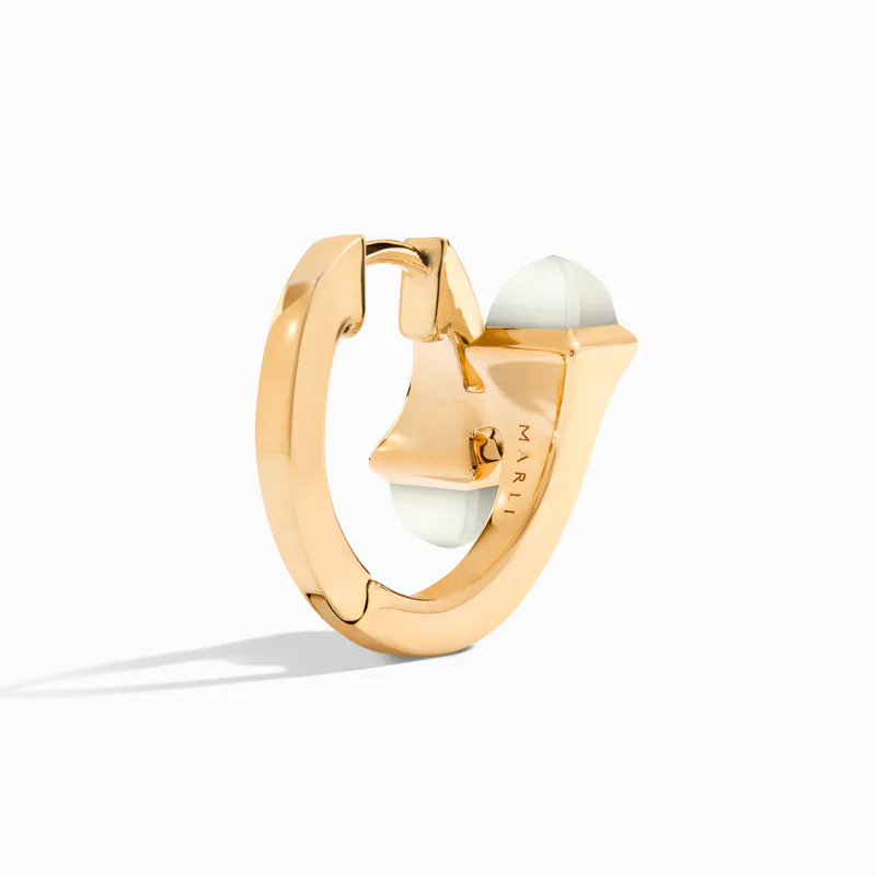 Cleo Diamond Huggie Earrings