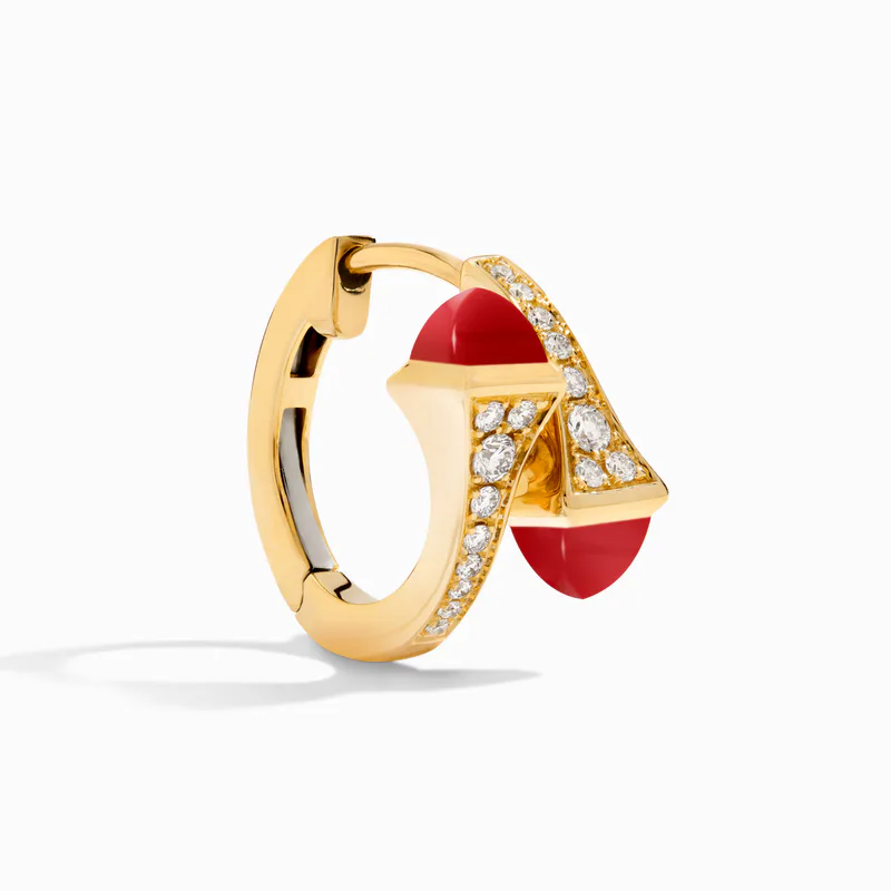 Cleo Diamond Huggie Earrings