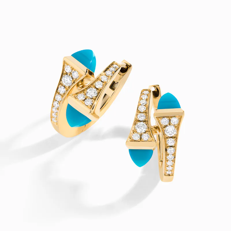 Cleo Diamond Huggie Earrings