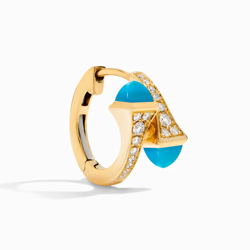 Cleo Diamond Huggie Earrings