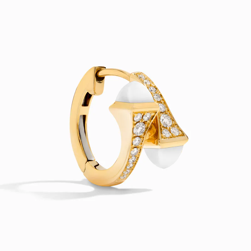 Cleo Diamond Huggie Earrings
