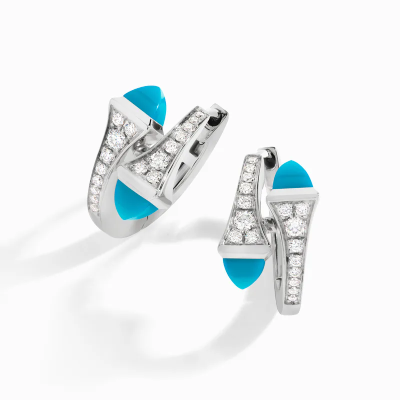 Cleo Diamond Huggie Earrings
