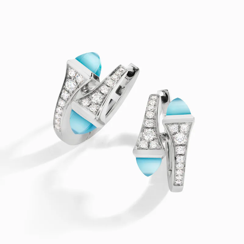 Cleo Diamond Huggie Earrings