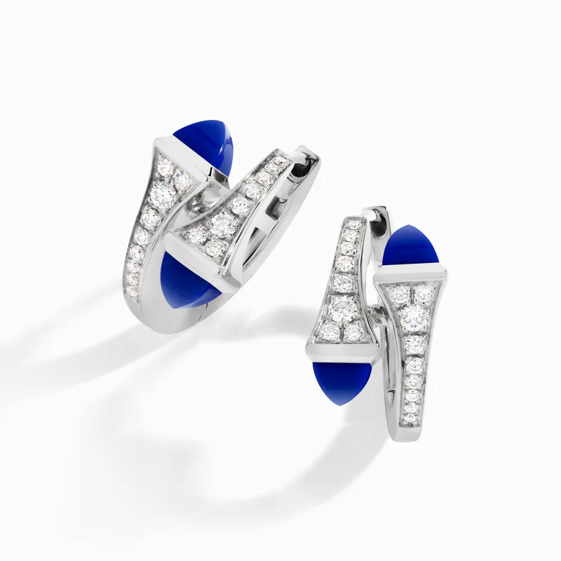Cleo Diamond Huggie Earrings