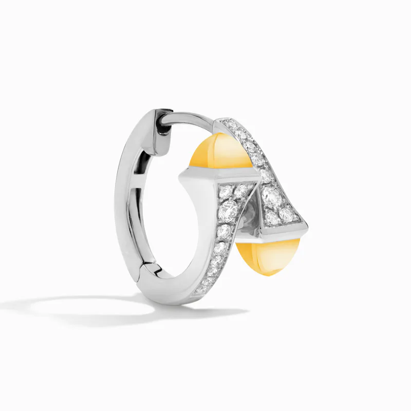 Cleo Diamond Huggie Earrings