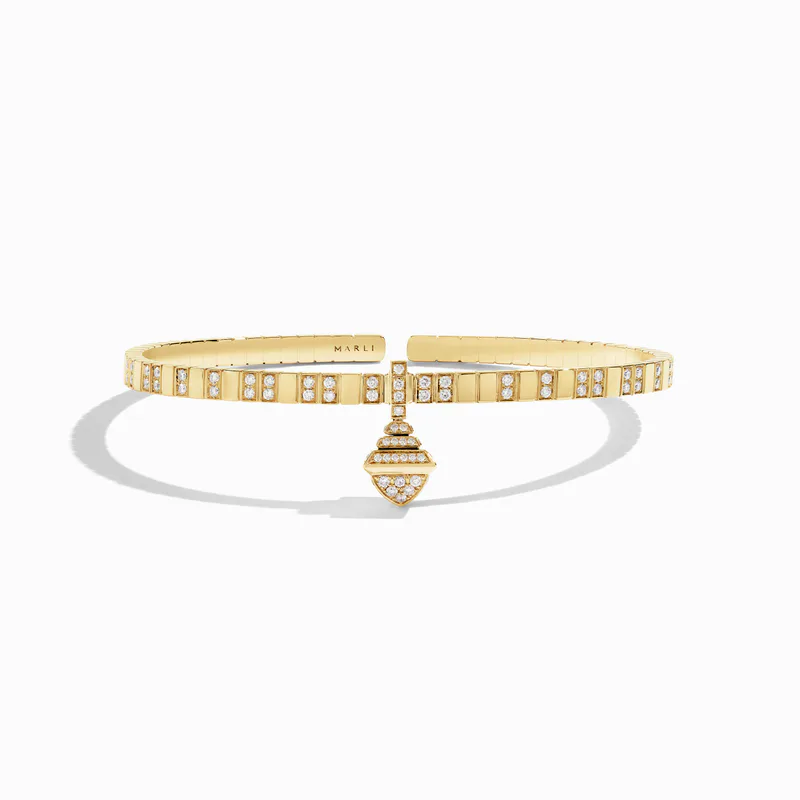 Cleo Charm Full Diamond Bracelet