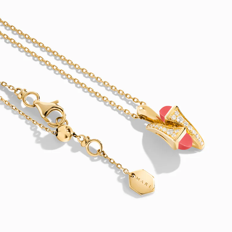Cleo Diamond Huggie Pendant