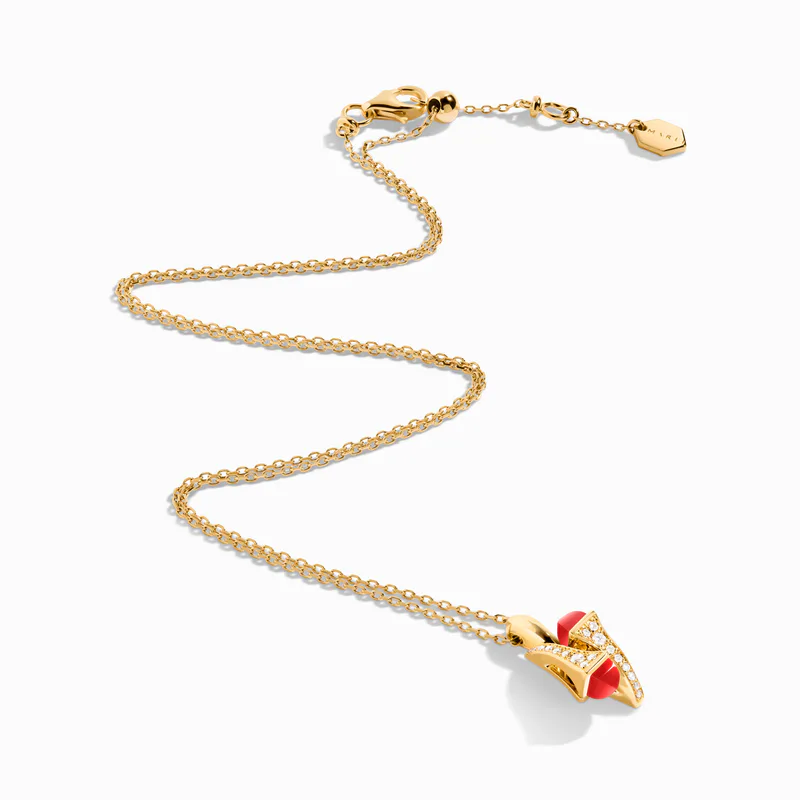 Cleo Diamond Huggie Pendant
