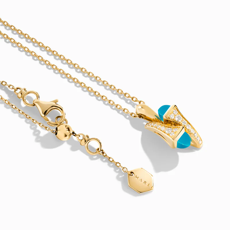 Cleo Diamond Huggie Pendant