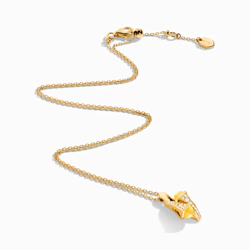 Cleo Diamond Huggie Pendant