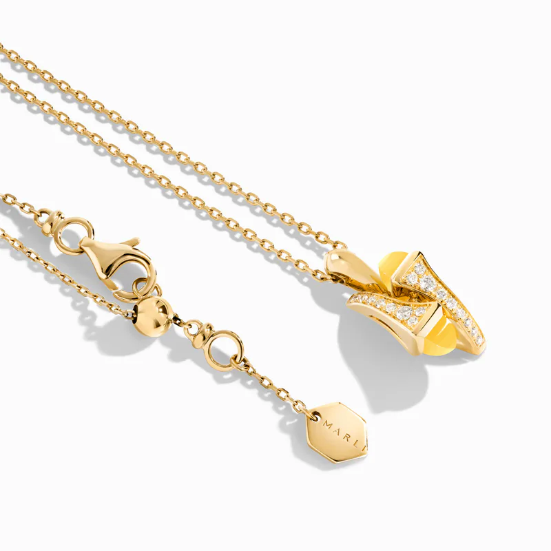 Cleo Diamond Huggie Pendant