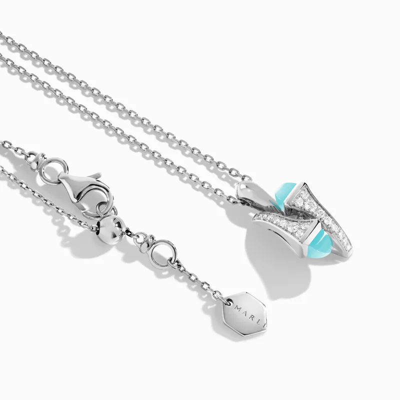 Cleo Diamond Huggie Pendant