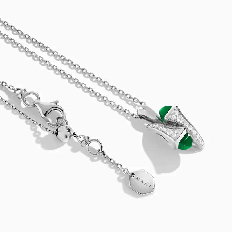 Cleo Diamond Huggie Pendant