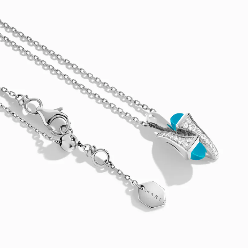 Cleo Diamond Huggie Pendant
