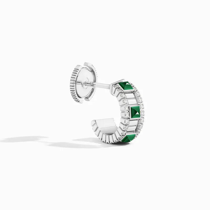 LIFE Diamond Mini Hoop Earrings
