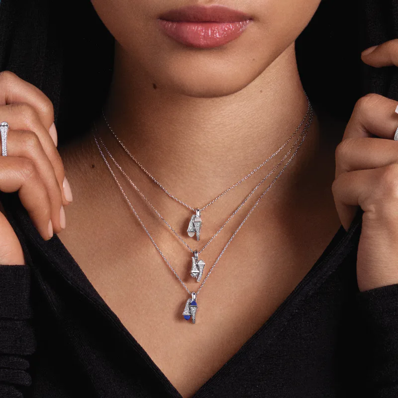 Cleo Diamond Huggie Pendant