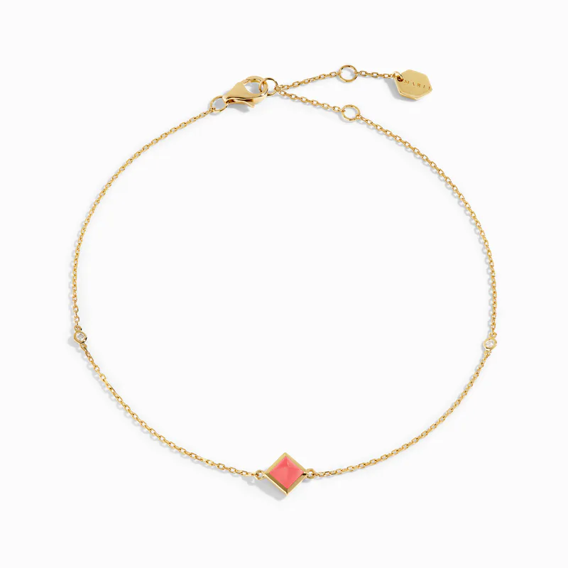 Cleo Pyramid Anklet