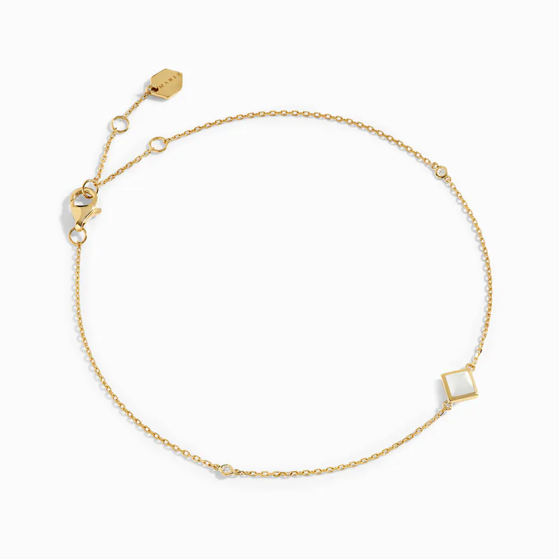 Cleo Pyramid Anklet
