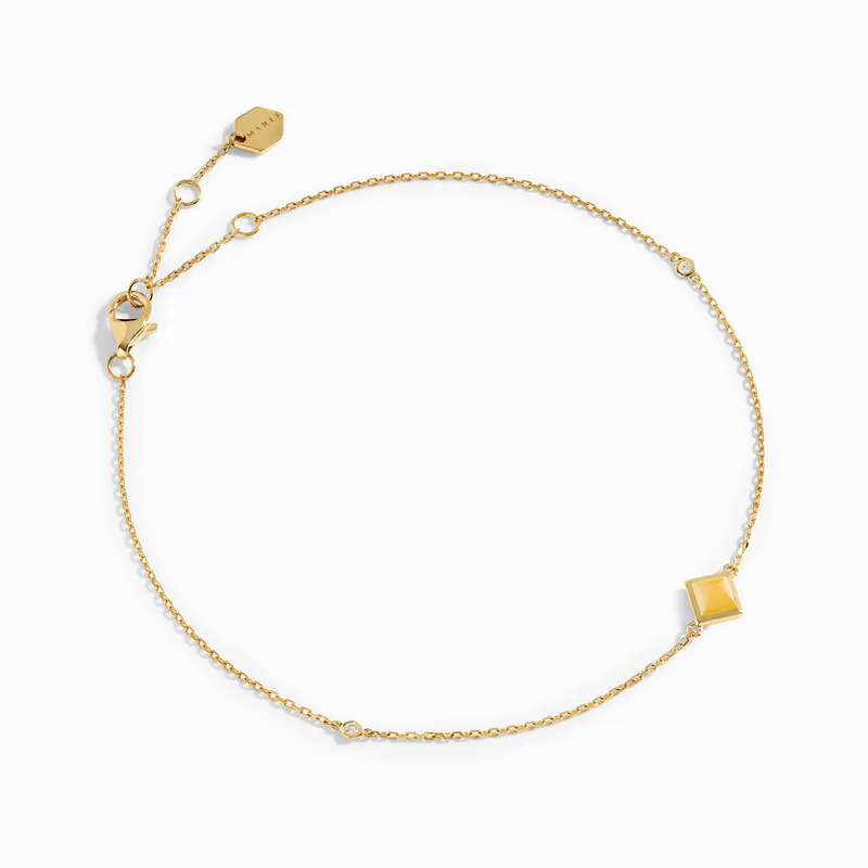 Cleo Pyramid Anklet