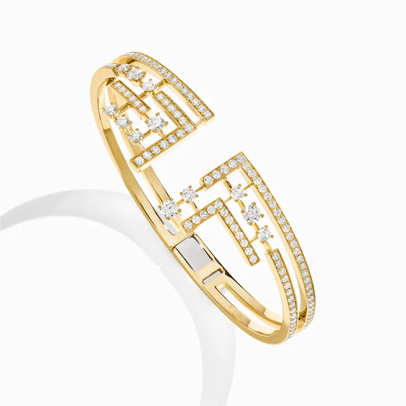 Avenues Crown Hinged Bracelet