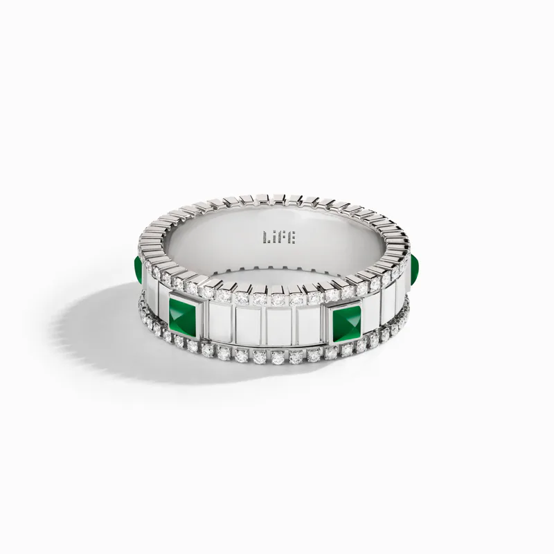 LIFE Diamond Spinning Ring