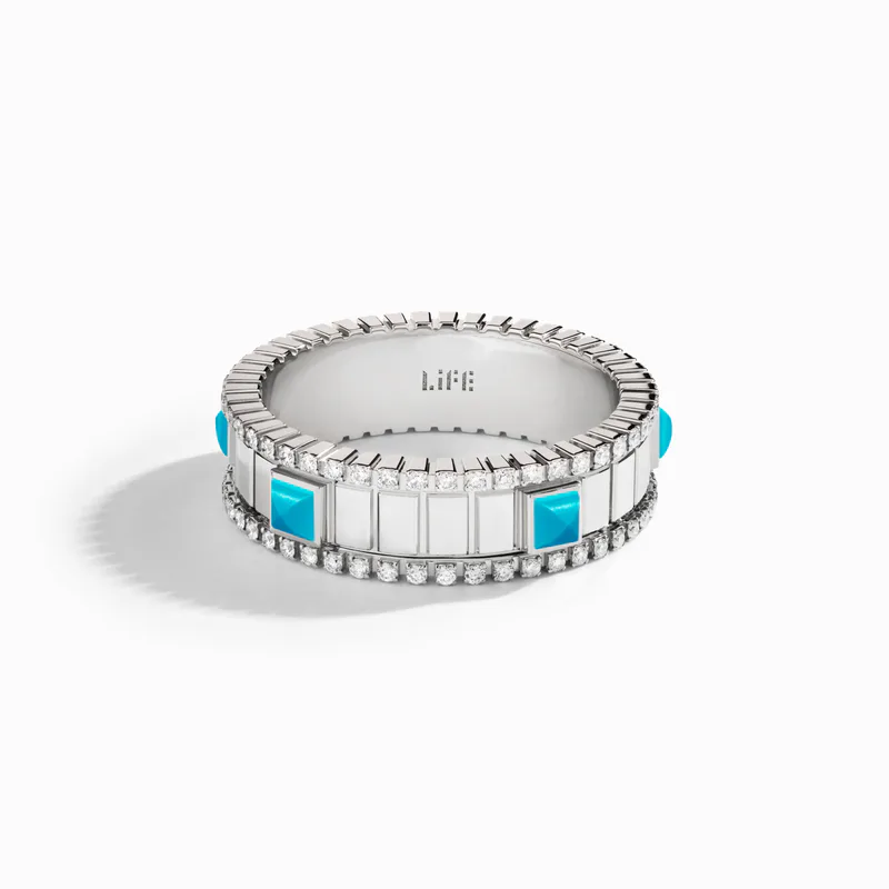 LIFE Diamond Spinning Ring