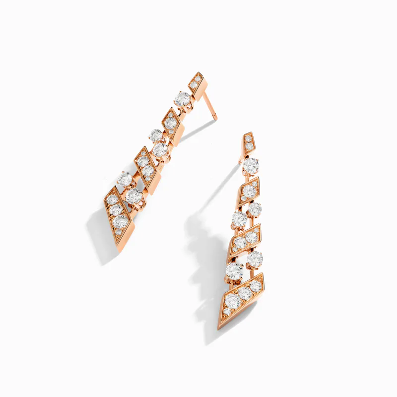 Fifth Avenue Drop Diamond Earrings