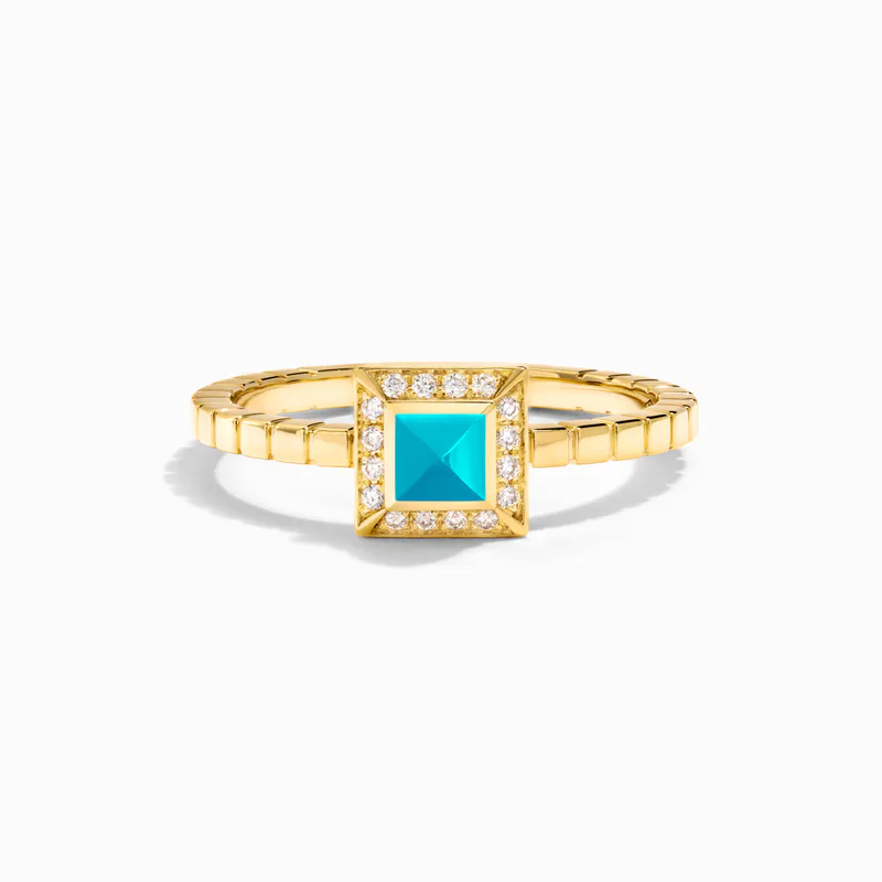 Cleo Lotus Pavé Ring