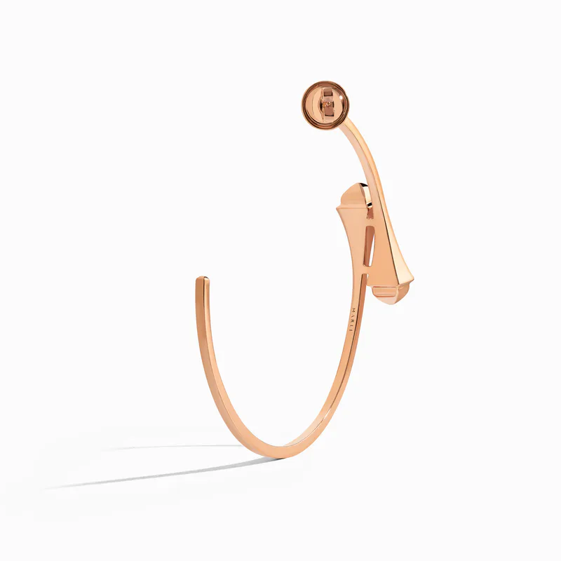 Cleo Full Gold Large Hoop Earrings