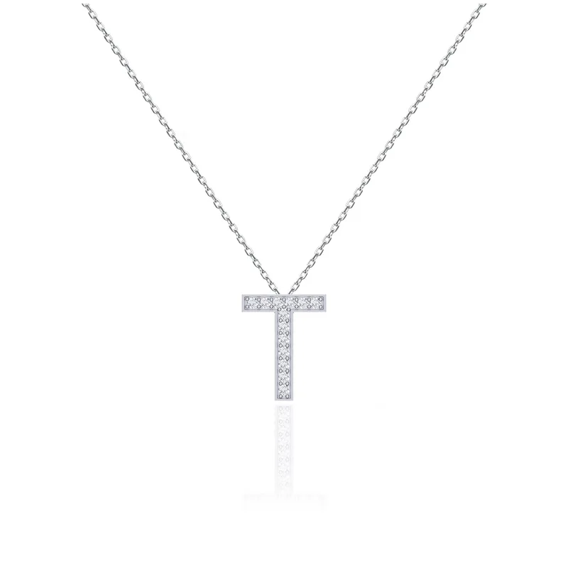 Initials Necklace - T